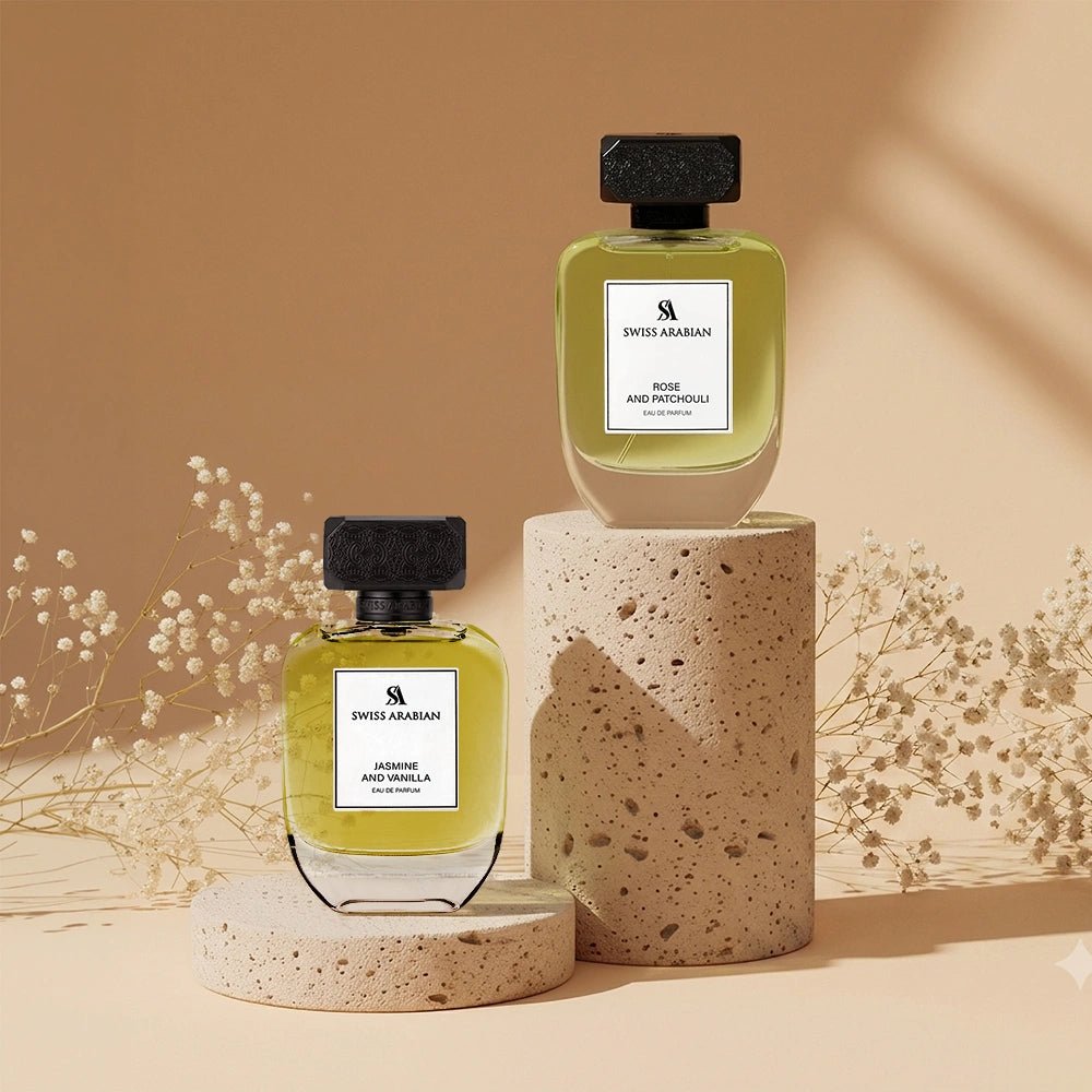 ROSE AND PATCHOULI + JASMINE AND VANILLA 100 ML - Image 2