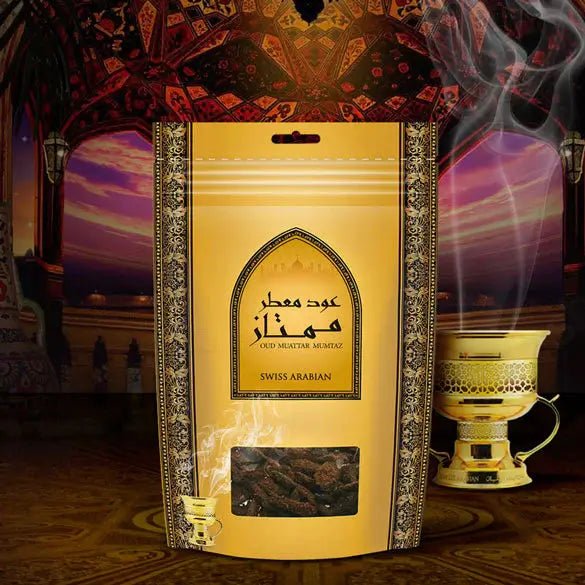 OUD MUATTAR MUMTAZ - 250GM - Swiss Arabian UAE
