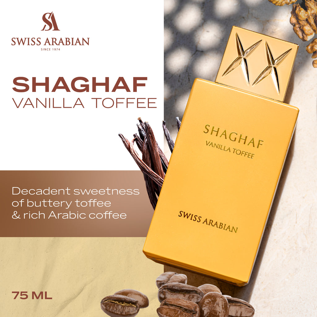 SHAGHAF VANILLA TOFFEE - Swiss Arabian UAE