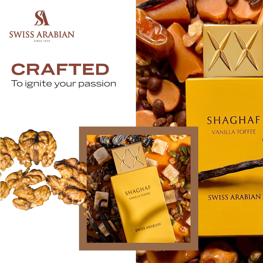 SHAGHAF VANILLA TOFFEE - Swiss Arabian UAE