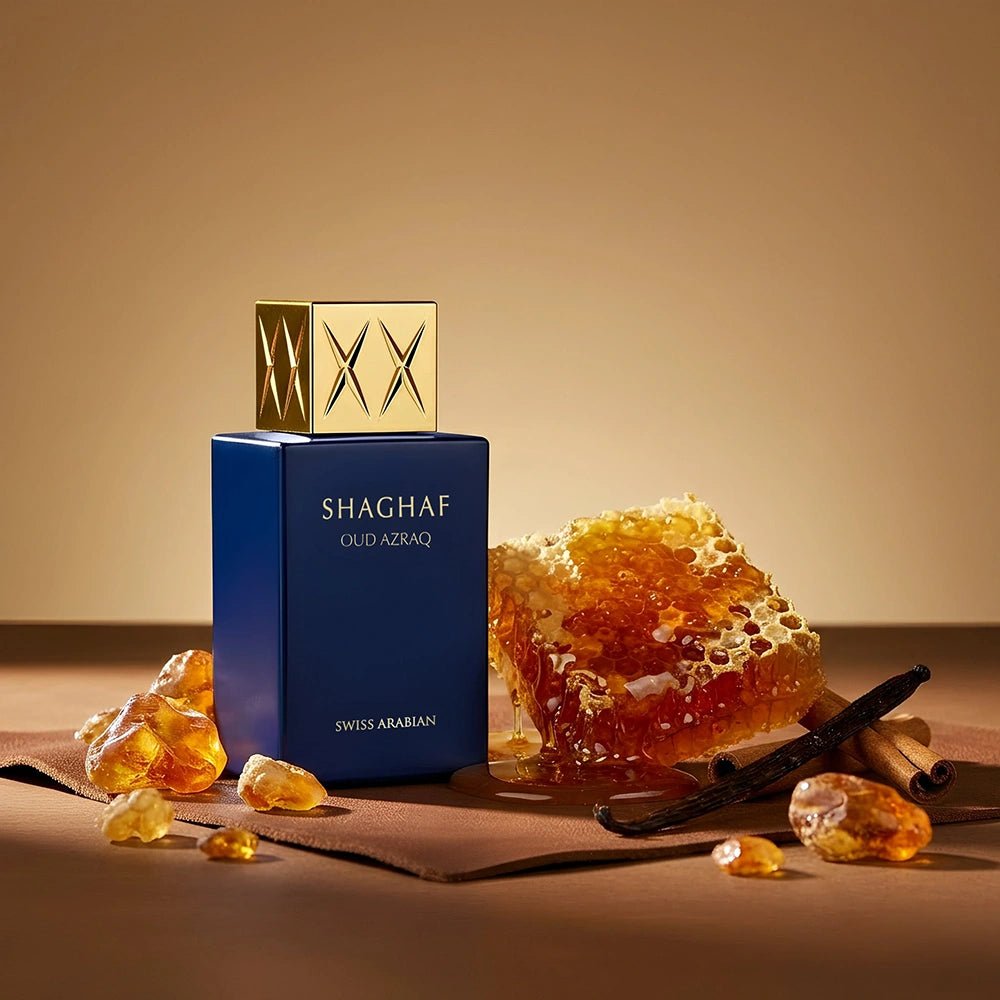 SHAGHAF OUD AZRAQ MINIATURE - 25 ML - Swiss Arabian UAE